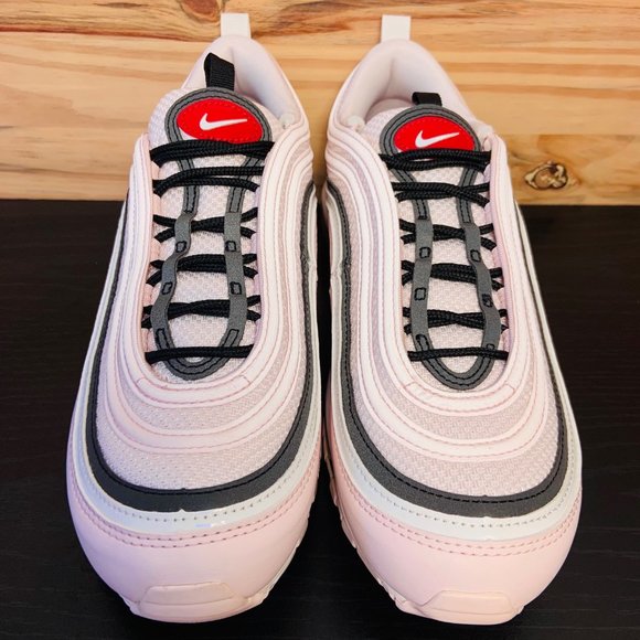 New Nike Women's Air Max 97 Soft Pink Black - Picture 6 of 8